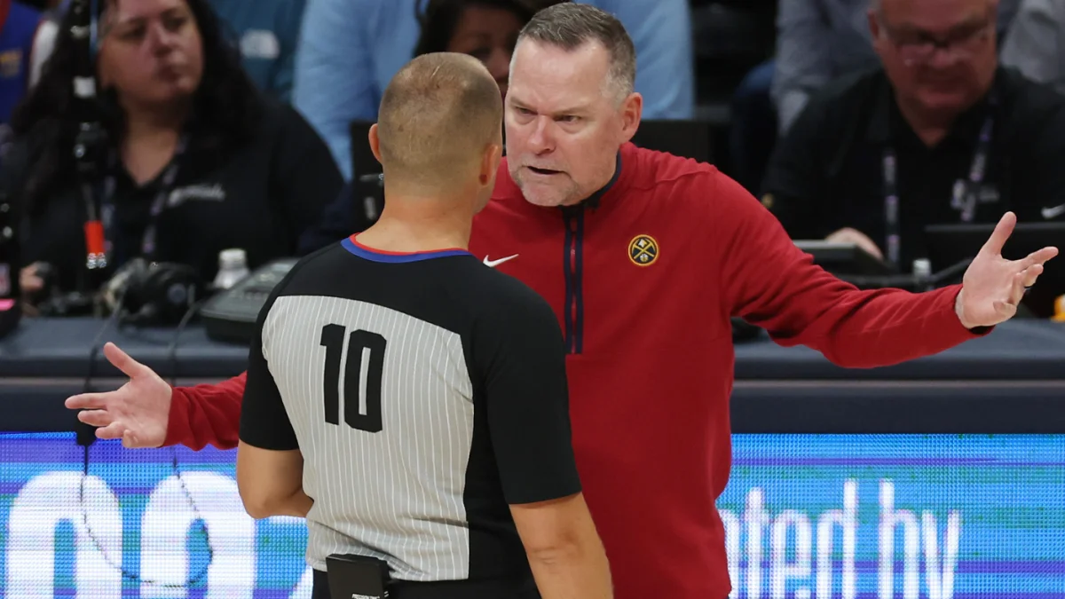 Controversial calls and effort issues plague Nuggets in Game 2 loss to Heat in NBA Finals.