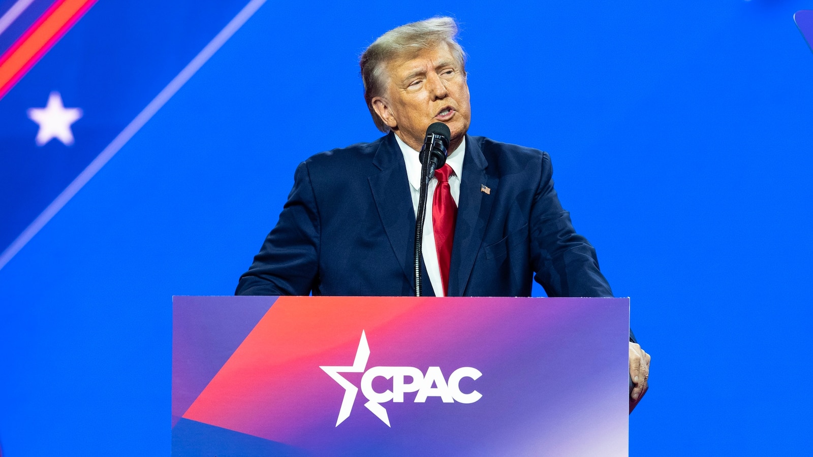 Featured image for "Trump's CPAC Speech Sparks Republican Base's Call for Retribution and Fact-Checked Lies"