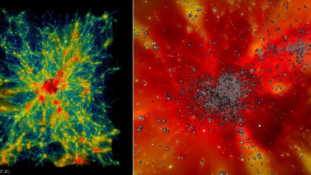 Featured image for Supercomputer Achieves Record-Breaking Universe Simulation