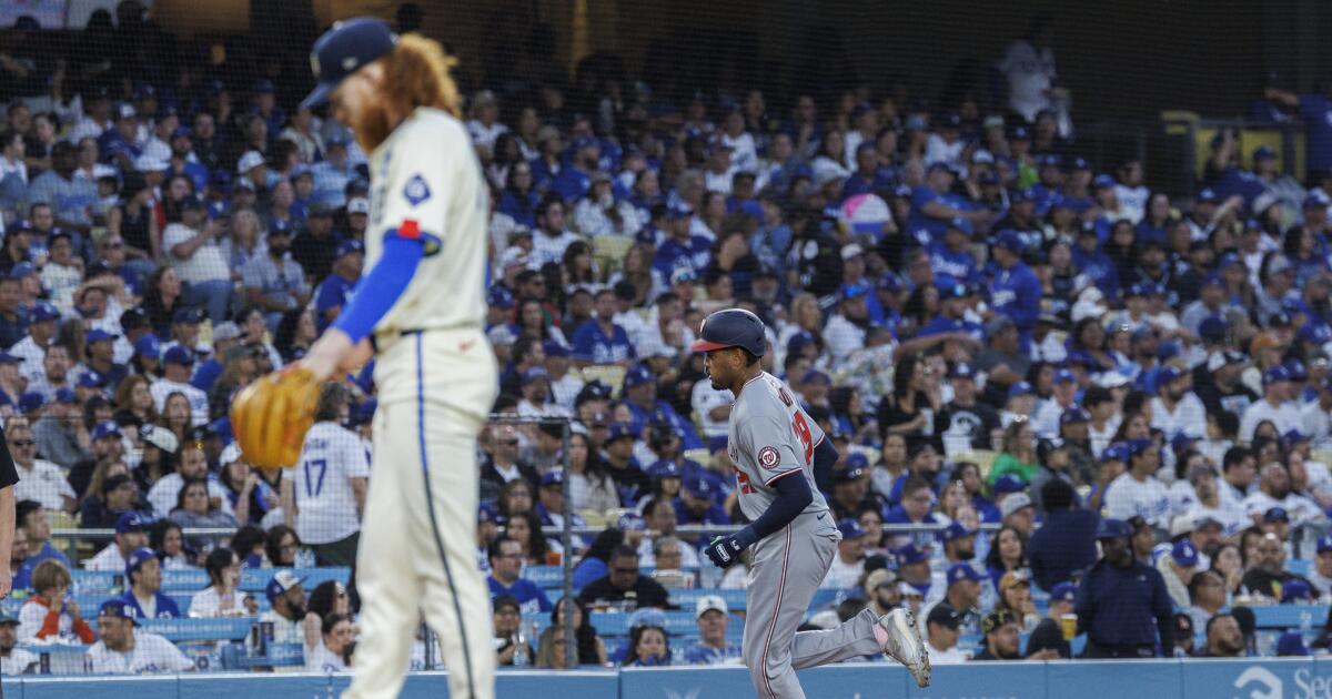 Featured image for Nationals overpower Dodgers with five home runs in LA