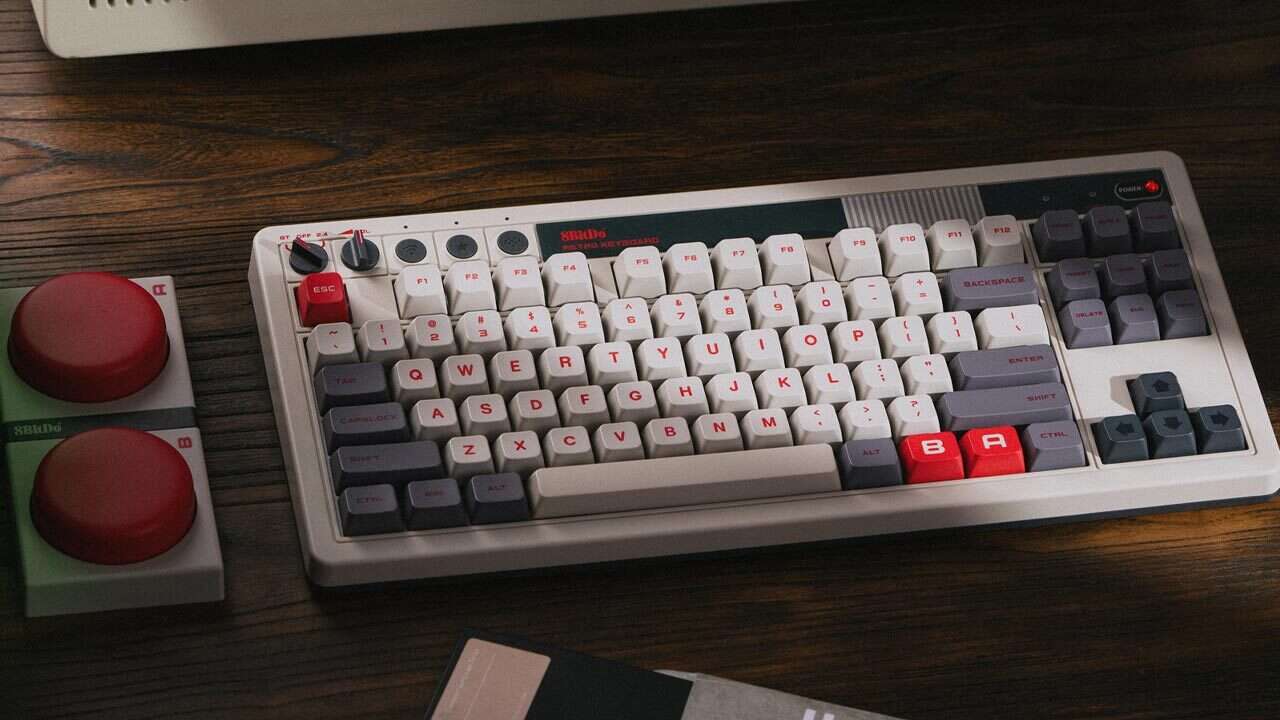 Featured image for "8BitDo Unveils Retro NES-Inspired Mechanical Keyboard with Super Buttons"