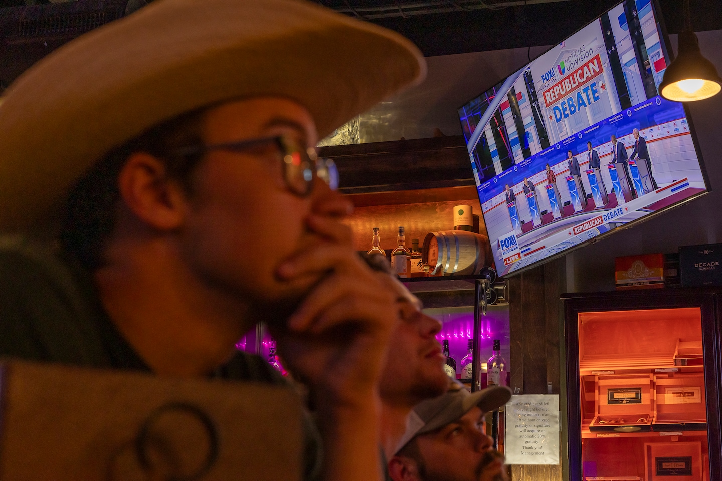 Iowa watch party weighs DeSantis' praise against Trump's lead in second GOP debate