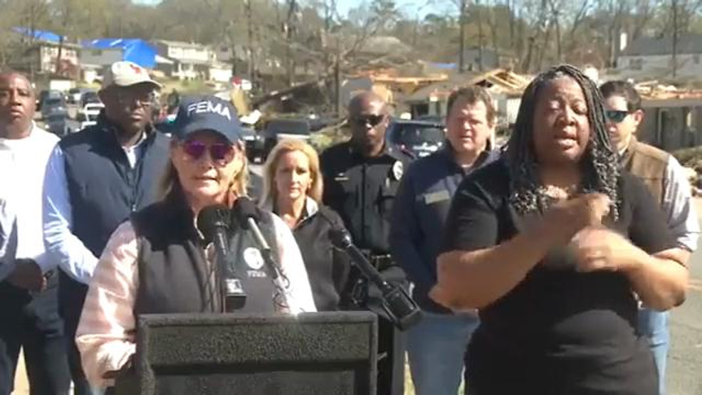 Arkansas Tornadoes: FEMA Admin and Officials Survey Damage, Huckabee Gives Update.