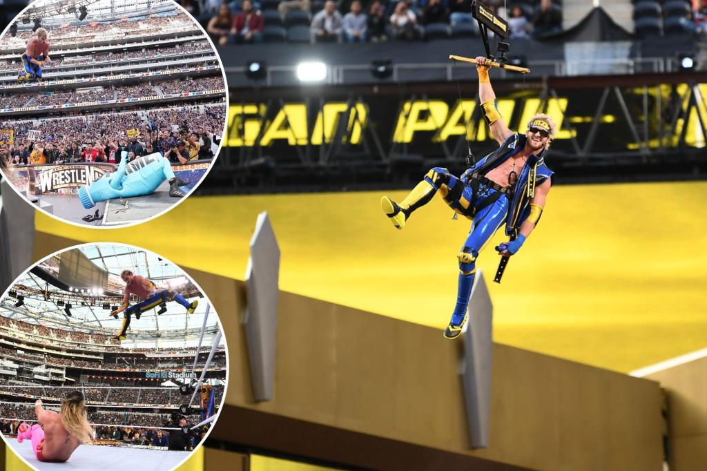 Logan Paul's WrestleMania 39 Journey Ends with Defeat to Seth Rollins.
