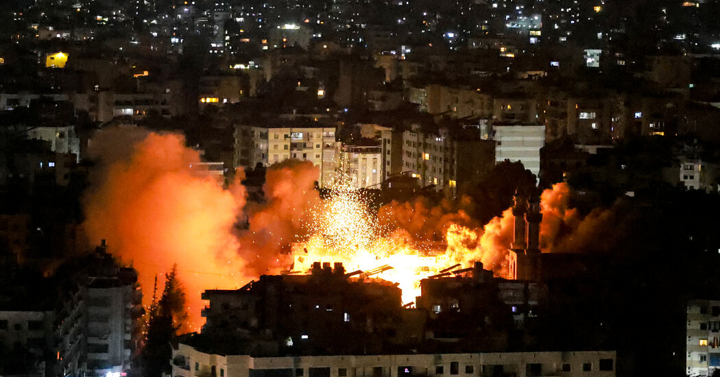 Israel Conducts Beirut Outskirts Airstrikes Over Hezbollah Drone Activities