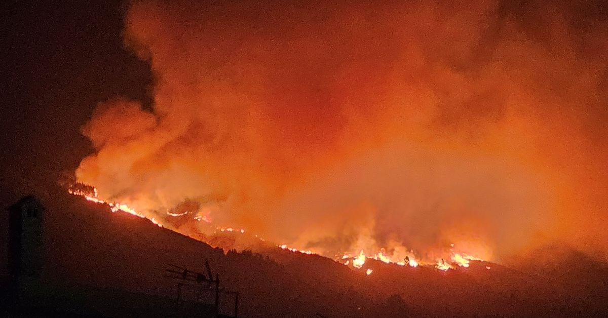 Villages Evacuated as Wildfire Engulfs Tenerife National Park in Spain