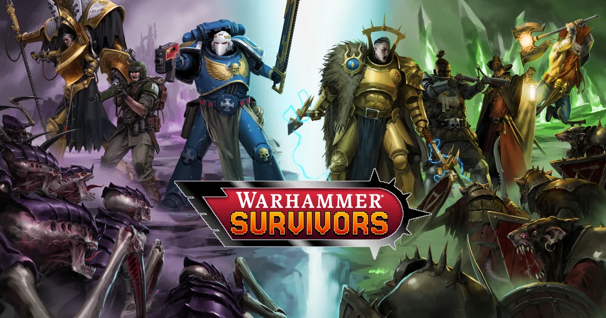 Featured image for Warhammer Survivors: Official 40K and Age of Sigmar Roguelike Coming in 2026