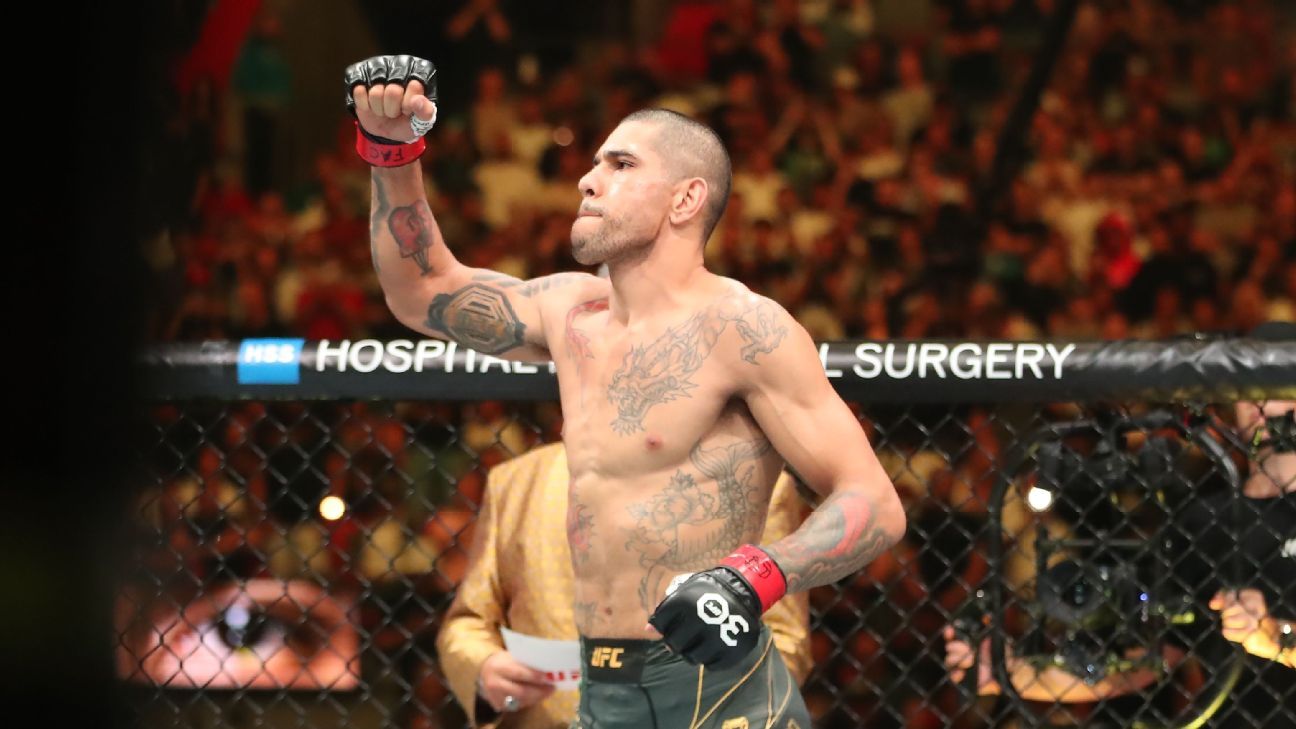 Alex Pereira to make light heavyweight debut in next fight.