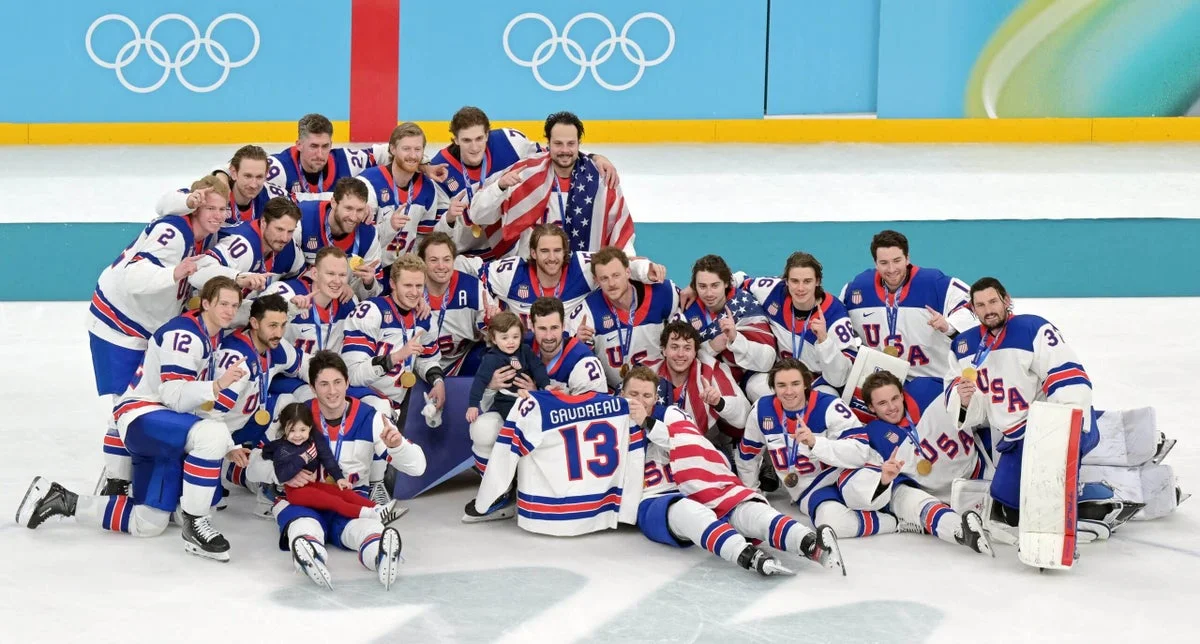 USA Salutes Gaudreau Family as Olympic Hockey Gold Is Won