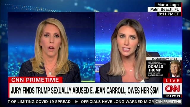 "Trump Lawyer Clashes with CNN Host Over Ex-President's Accusers"