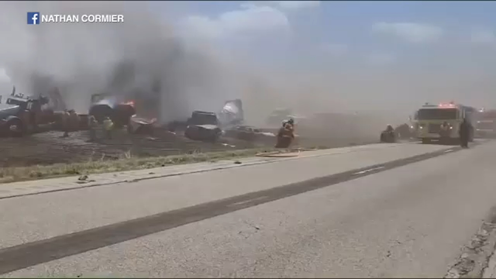 Deadly Dust Storm Causes Massive Pileup on I-55 in Illinois