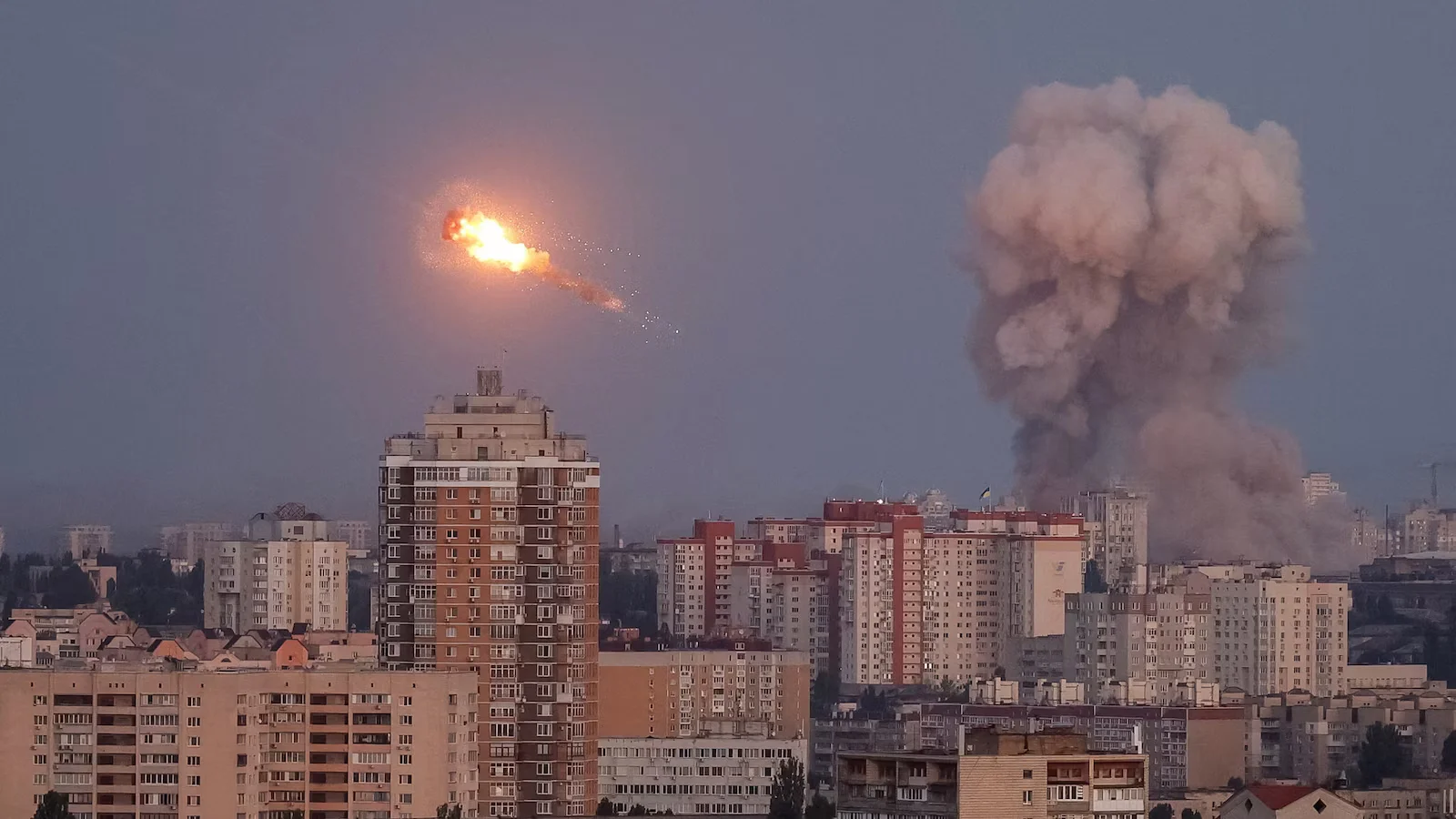 Featured image for Russia's Largest Airstrike on Kyiv Damages Government Building and Kills Three