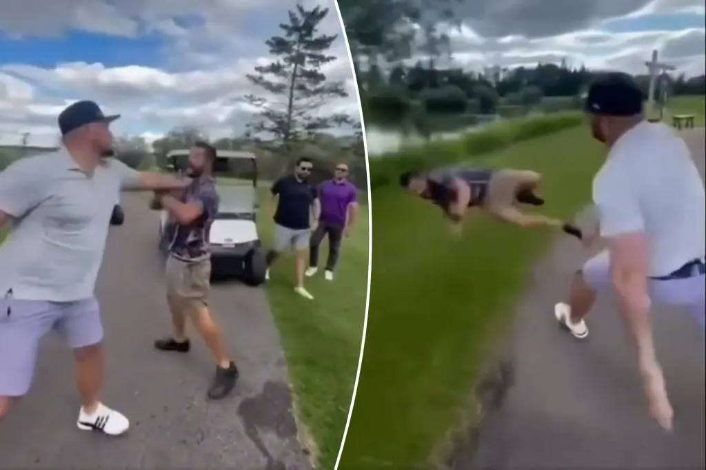 Golfer Drunkenly Battles Ex-NHL Player, Ends Up in Pond