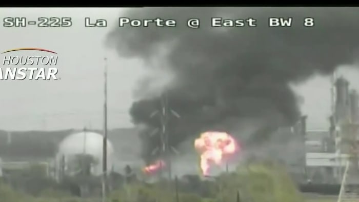 Featured image for INEOS chemical plant in Pasadena experiences explosion and fire, one person injured.