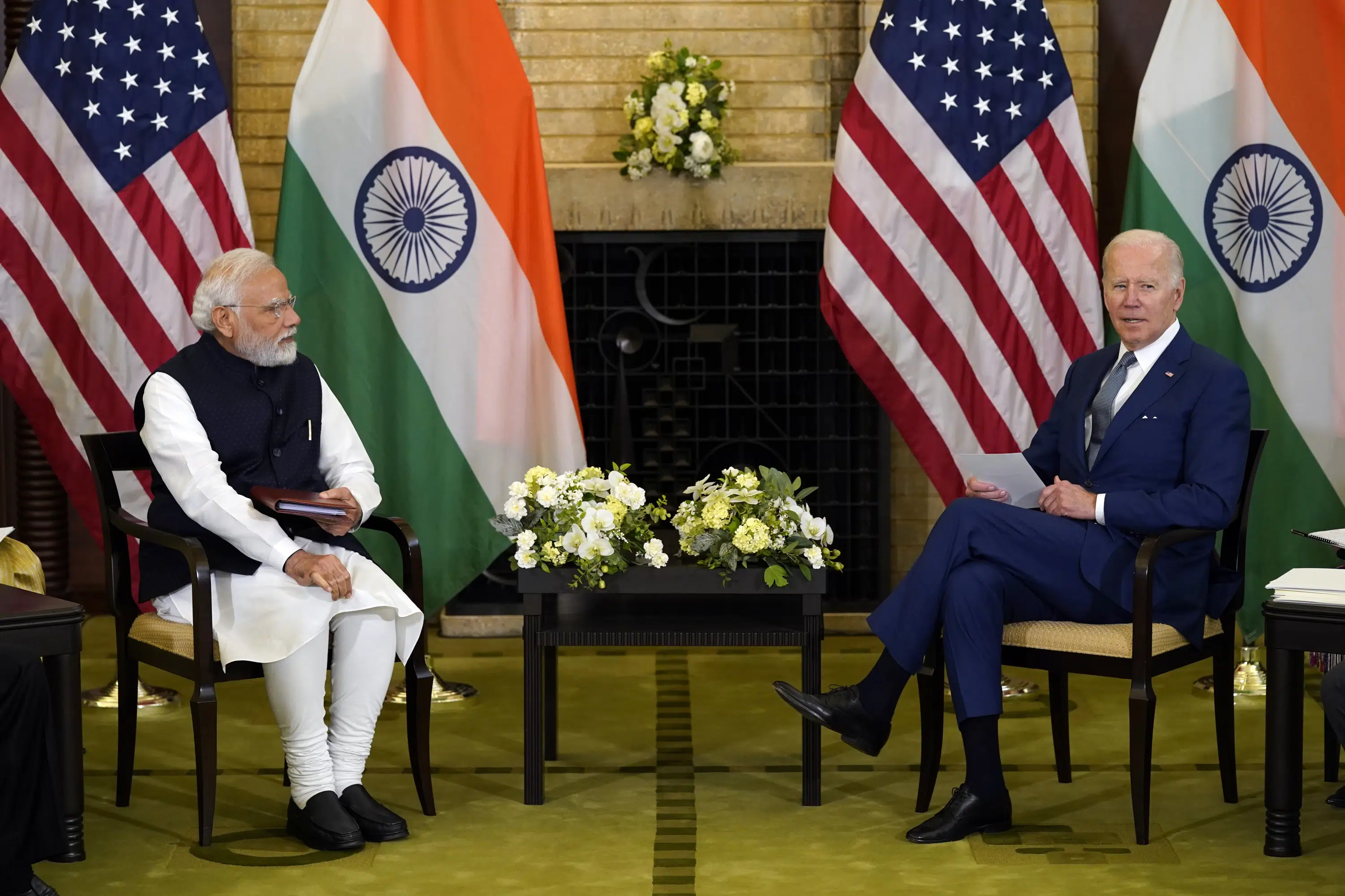 Biden welcomes India's Modi despite human rights concerns and ties to Russia.