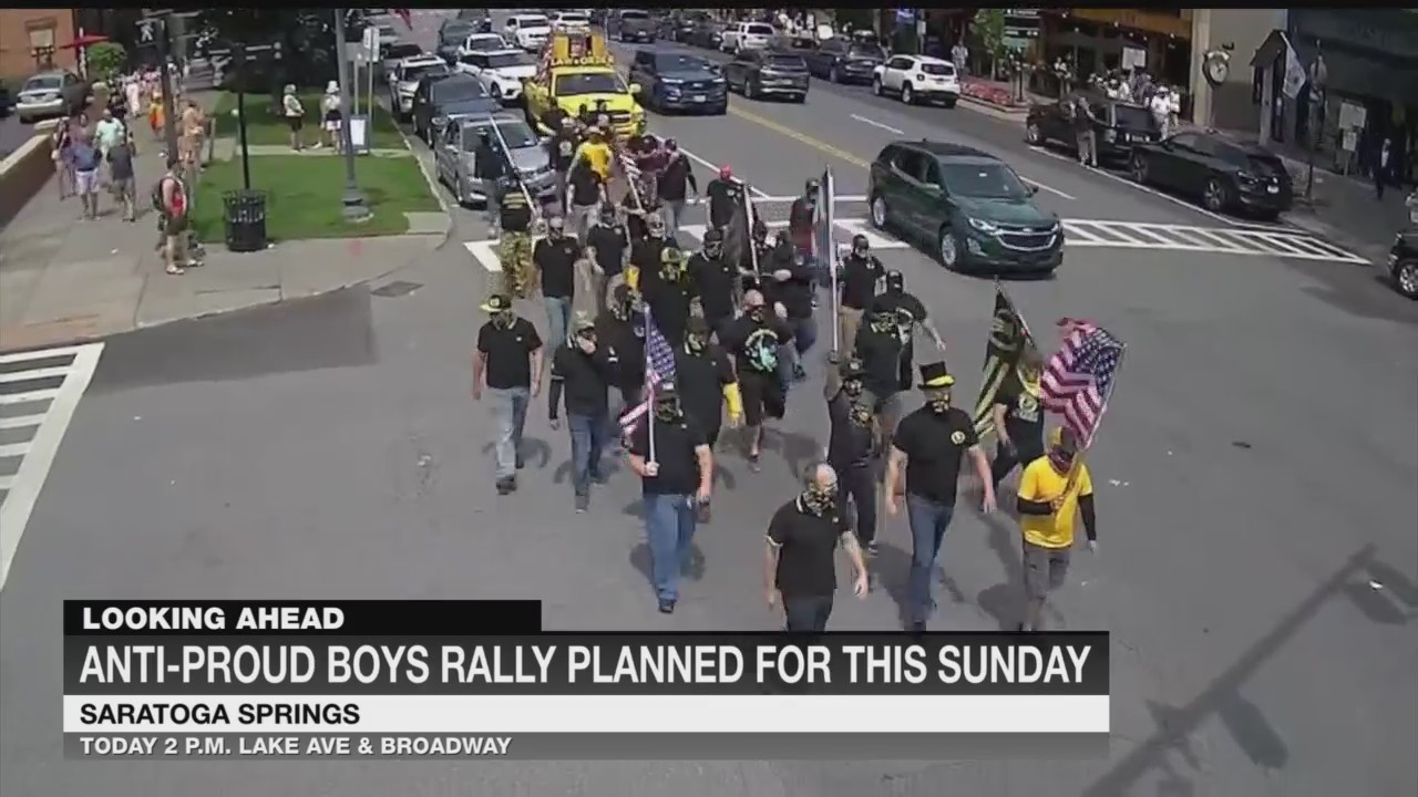 "Community Unites Against Proud Boys March in Saratoga Springs"
