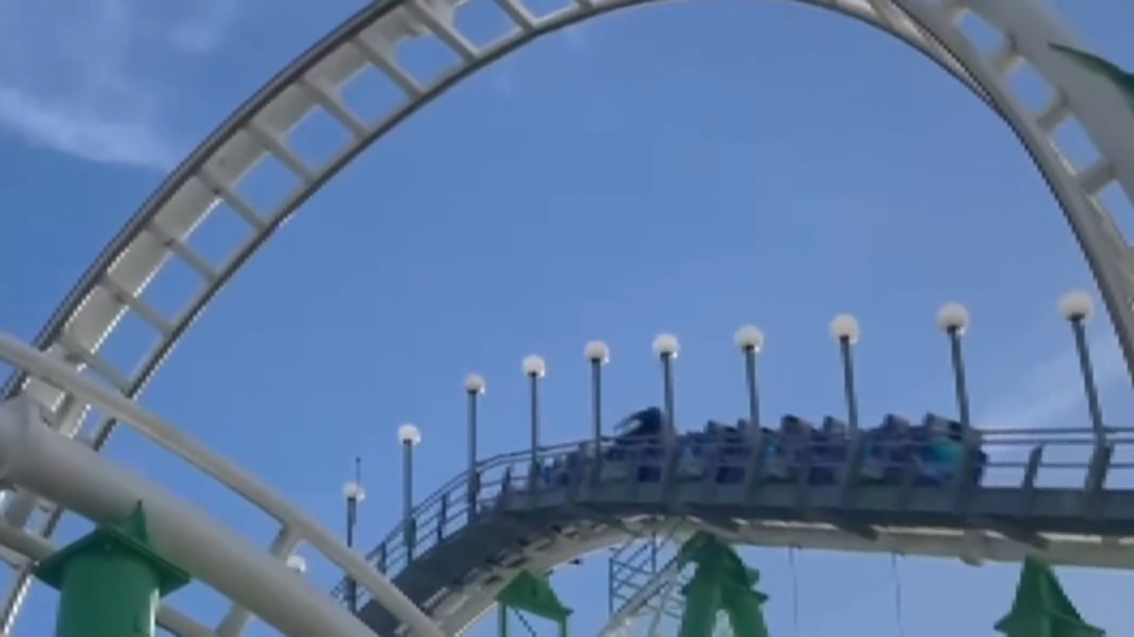 Man Escapes Roller Coaster Mid-Ride After Lap Bar Fails