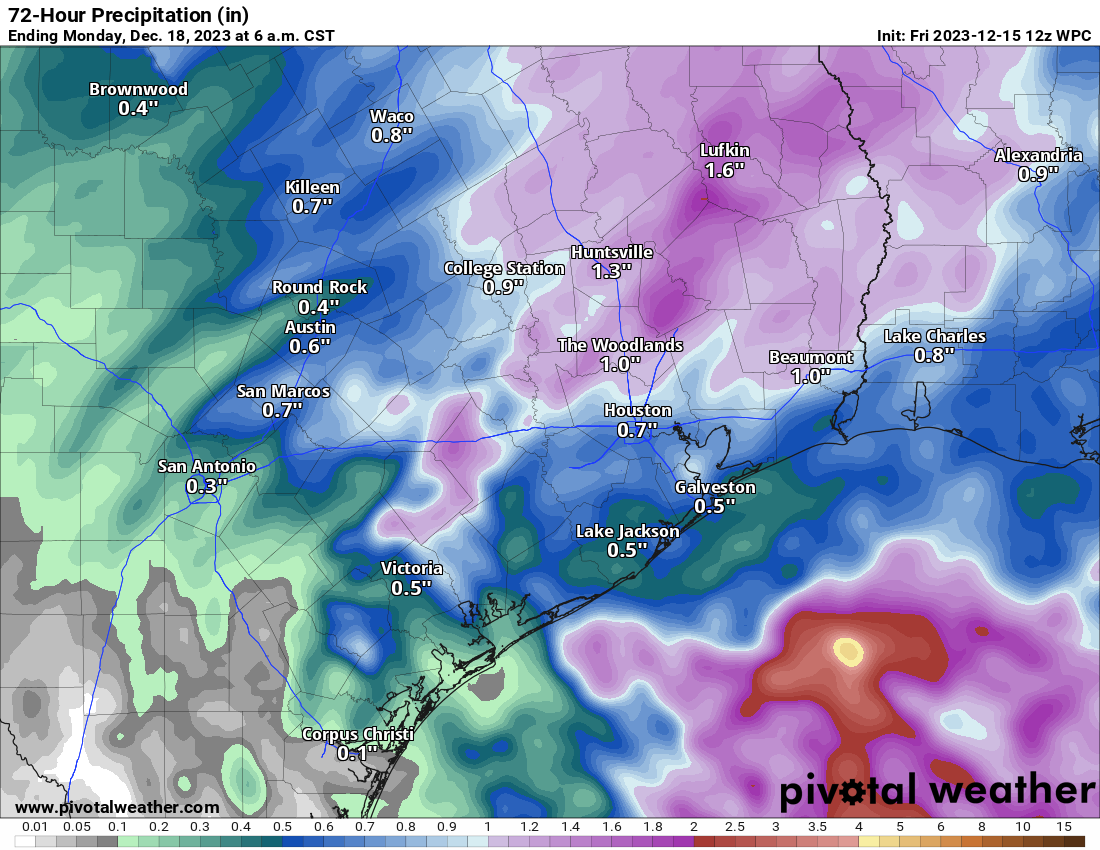 "Rainy Weekend Ahead for Houston and Central Texas"