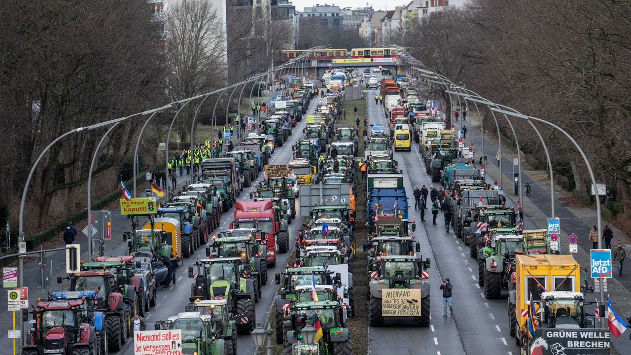 Featured image for "German Farmers' Protests Reflect Societal Unrest in Germany"