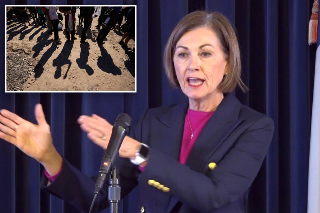 Featured image for Iowa Gov. Kim Reynolds Approves Law Allowing Police to Arrest Certain Migrants