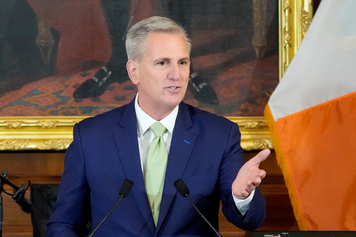 McCarthy dismisses N.Y. case against Trump as personal.
