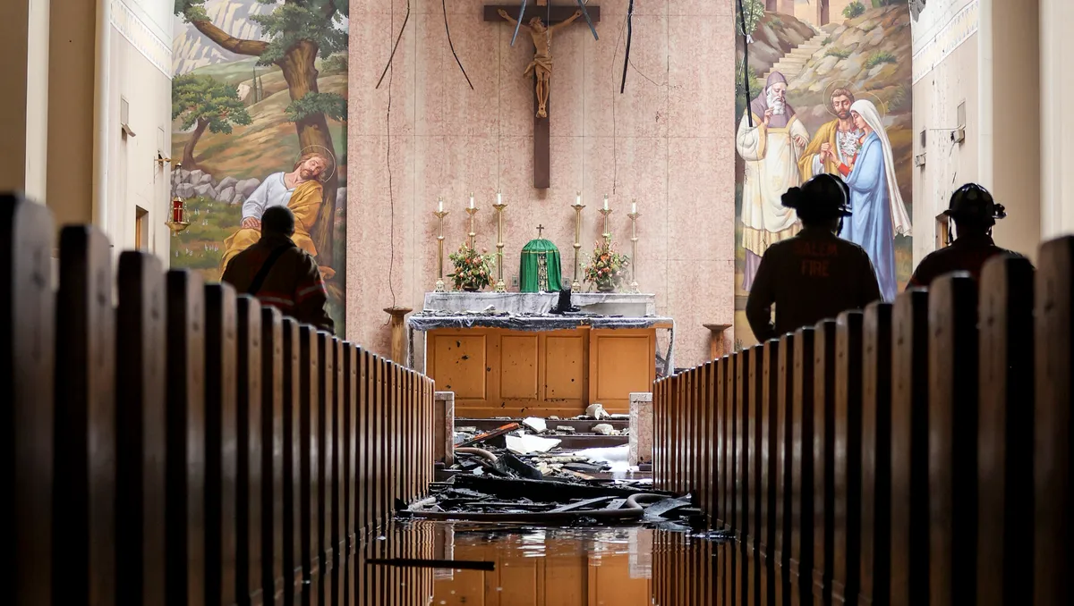 Series of Arson Attacks Target Catholic Church in Salem
