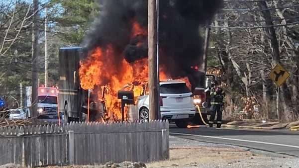 Featured image for Fiery Head-On Collision Claims Woman's Life in Middleborough