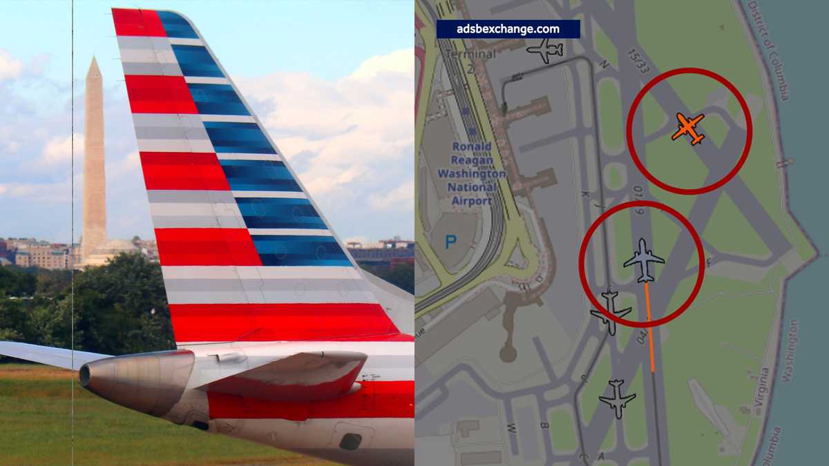 Featured image for American Airlines Flight Aborts Takeoff at Reagan National to Avoid Collision