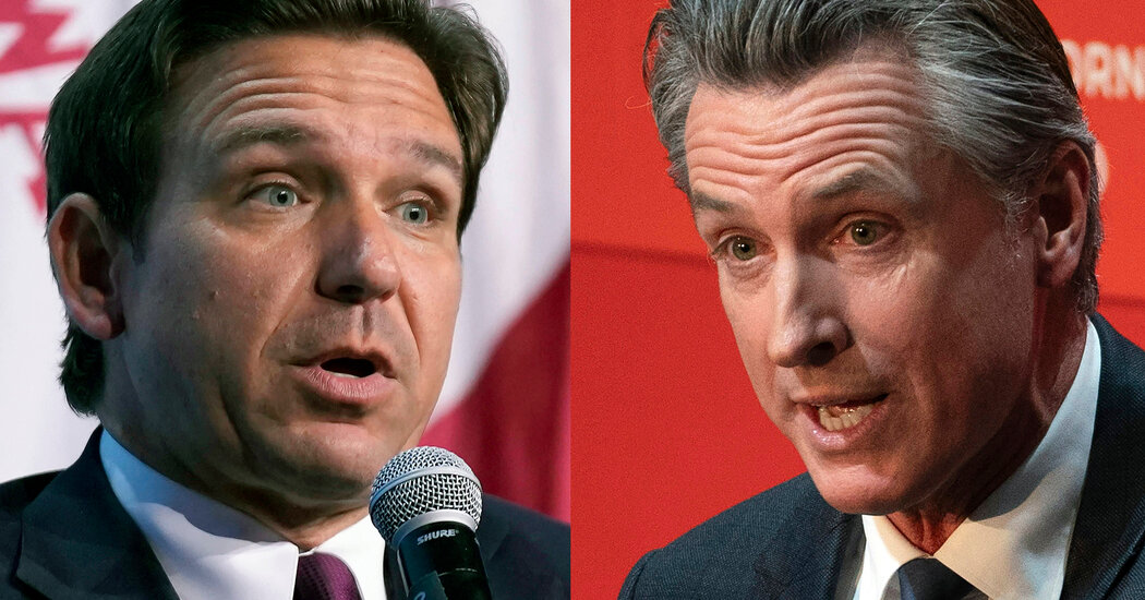 "DeSantis-Newsom Debate: Assessing Job Performance and Comparing Florida vs. California"