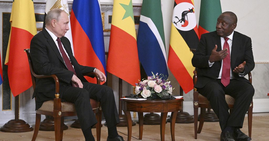 "President Ramaphosa urges Putin to end Ukraine war, citing global impact"