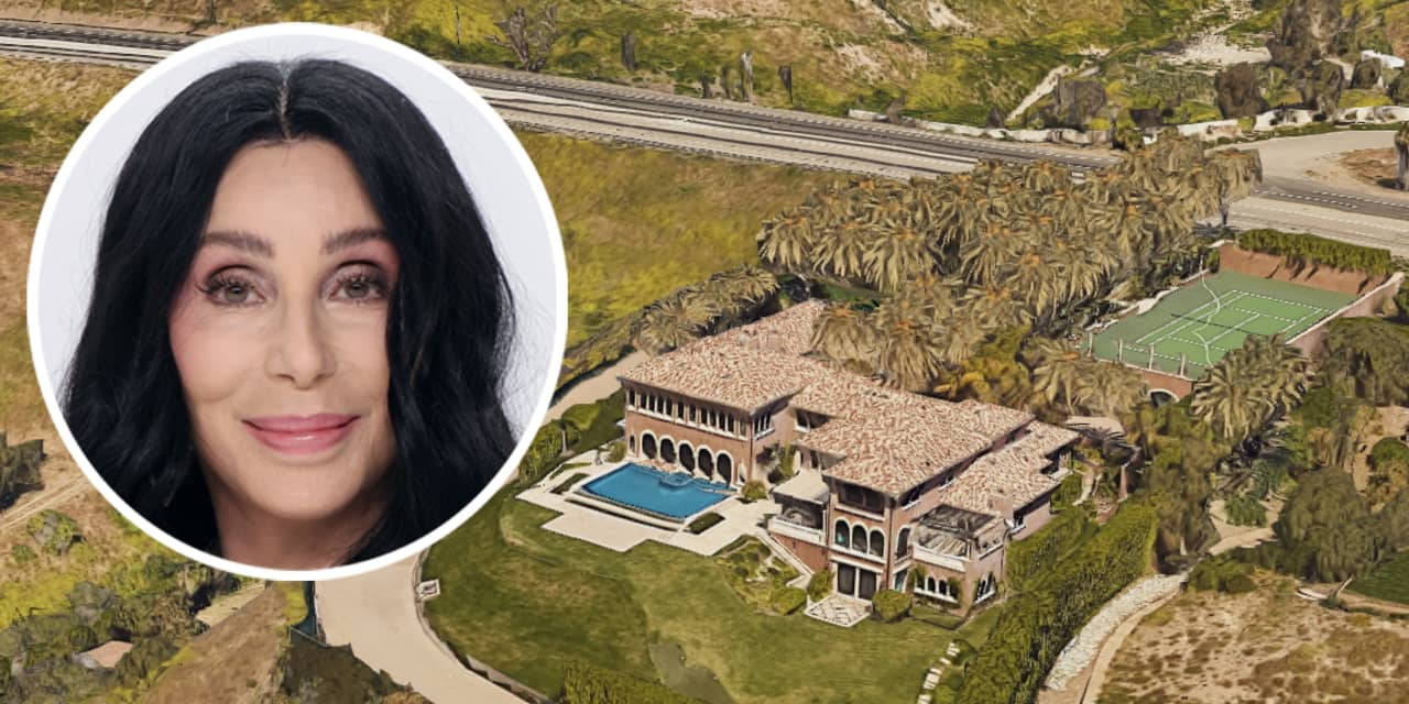 Cher slashes Malibu estate price by $10 million to $75 million.