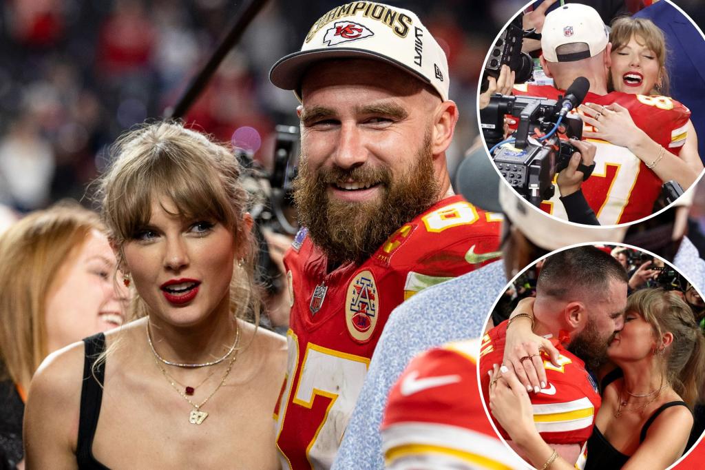 Featured image for Taylor Swift and Travis Kelce's Super Bowl 2024 Connection: From Fashion Touchdowns to Magical Moments