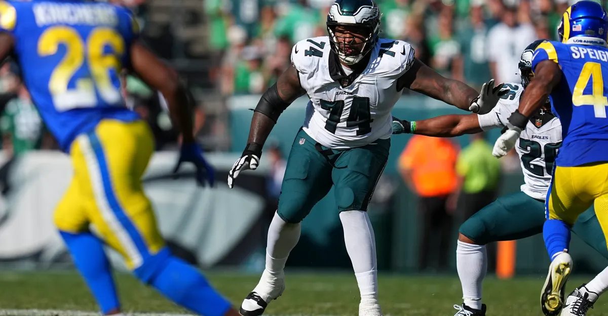 Featured image for Eagles' comeback victory highlighted by Davis' game-changing play and Brown's clutch performance