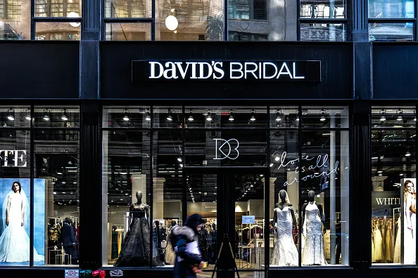 Featured image for David's Bridal declares bankruptcy.