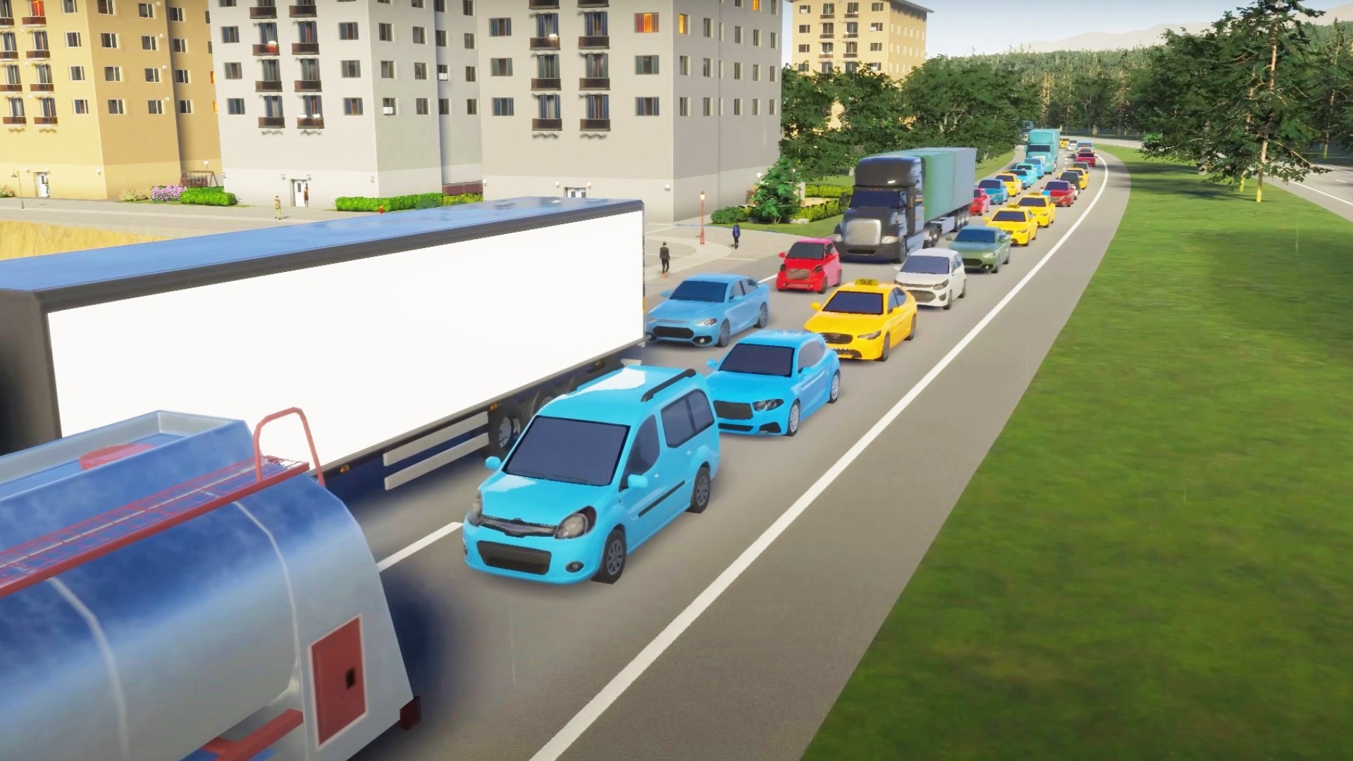 "Cities Skylines 2 integrates GTA 5 and revolutionizes traffic system"