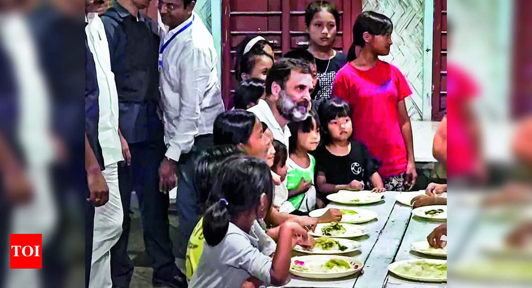 Rahul Gandhi's Controversial Visit to Manipur: Aerial Escape and Political Backlash