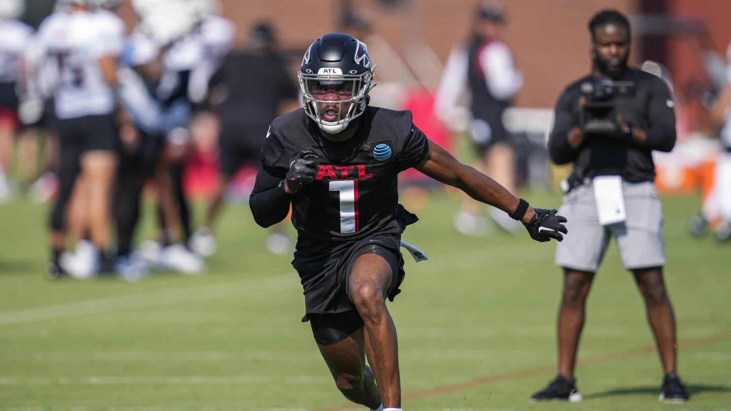 Jeff Okudah Suffers Injury, Carted Off at Falcons Practice