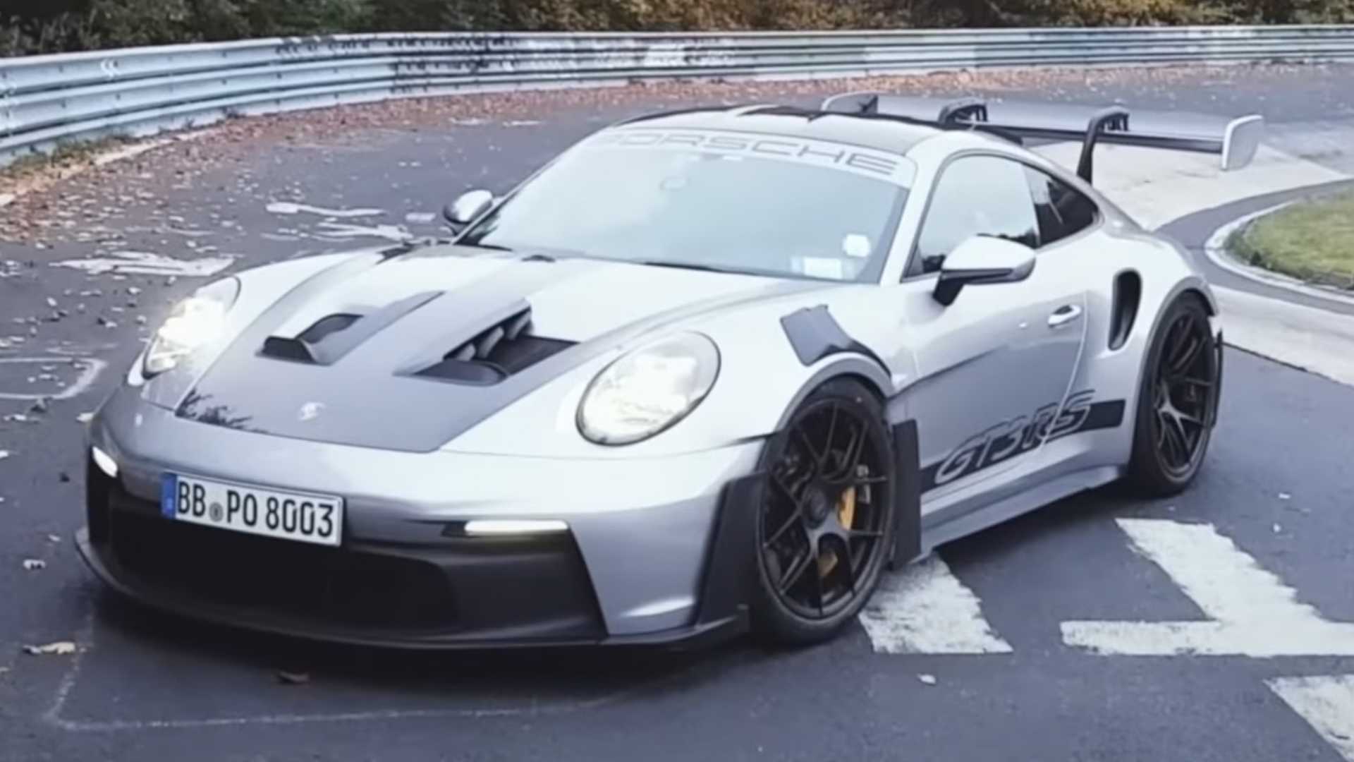 Featured image for 2023 Porsche 911 GT3 RS Shatters Nurburgring Lap Record in 6:54.99