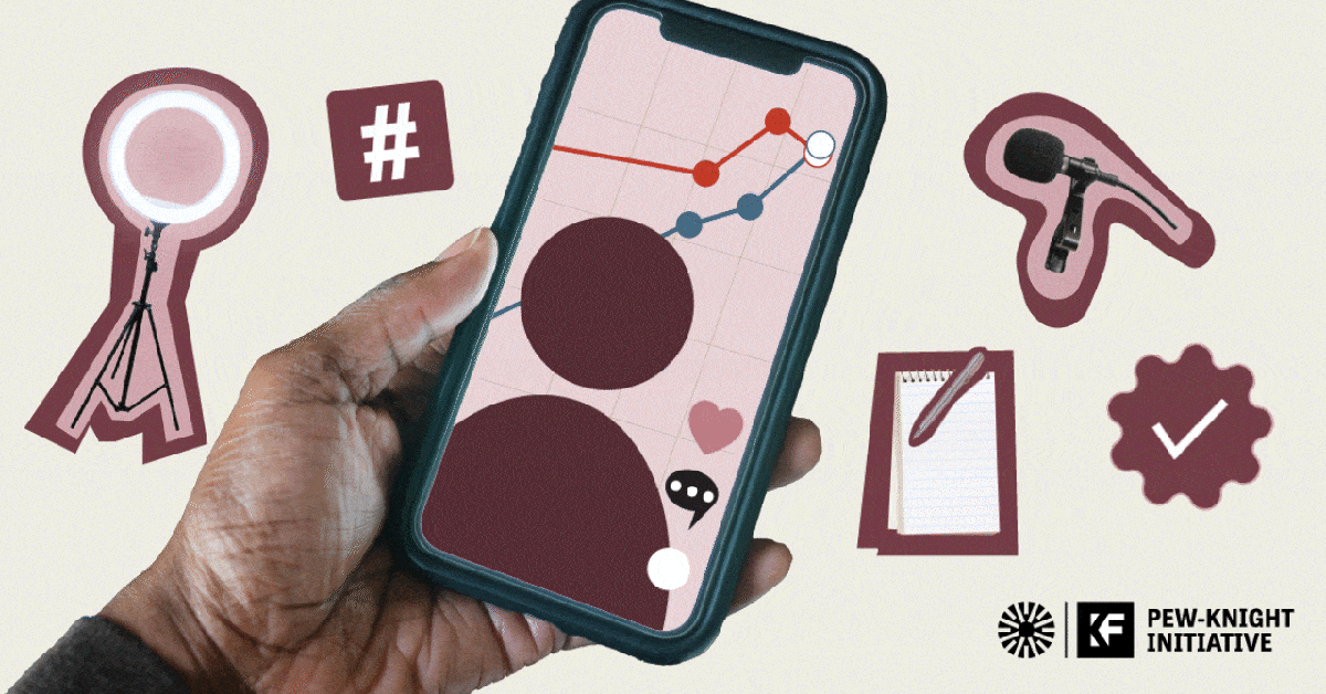 Featured image for Social Media Influencers Shape News Consumption for 1 in 5 Americans