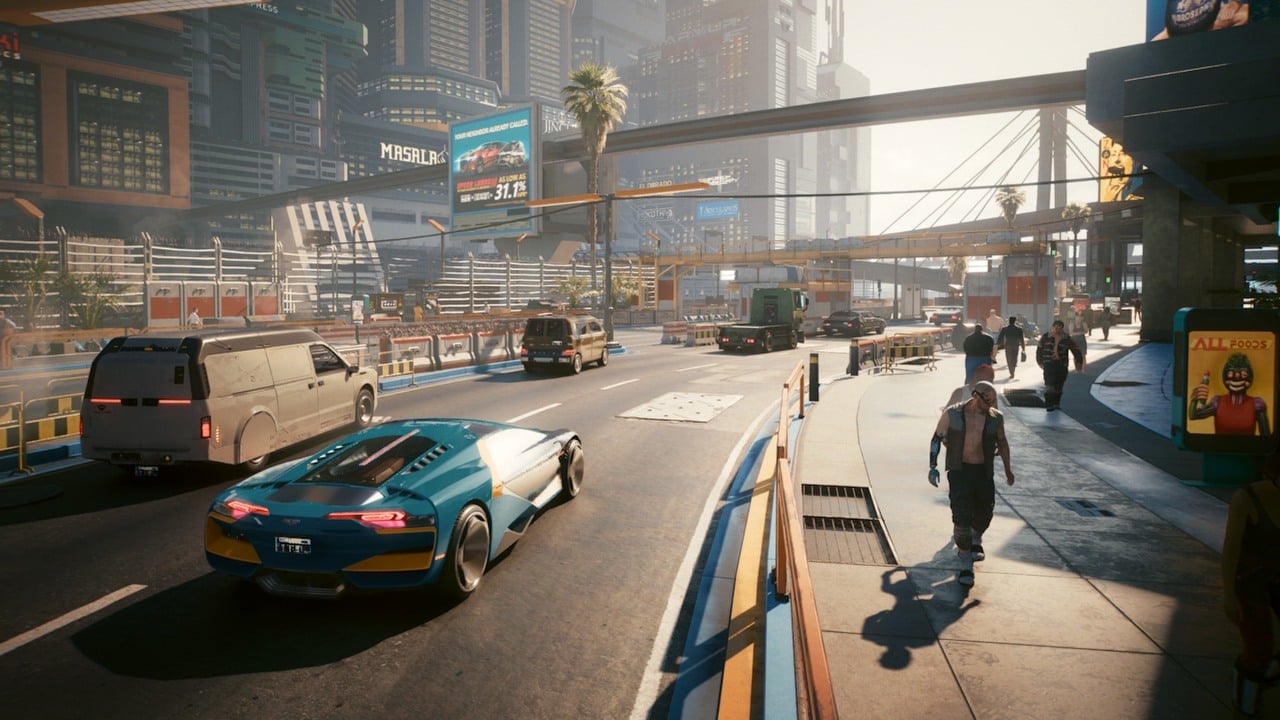 Featured image for Cyberpunk 2077's New Driving Mode and Performance Updates Enhance Player Experience