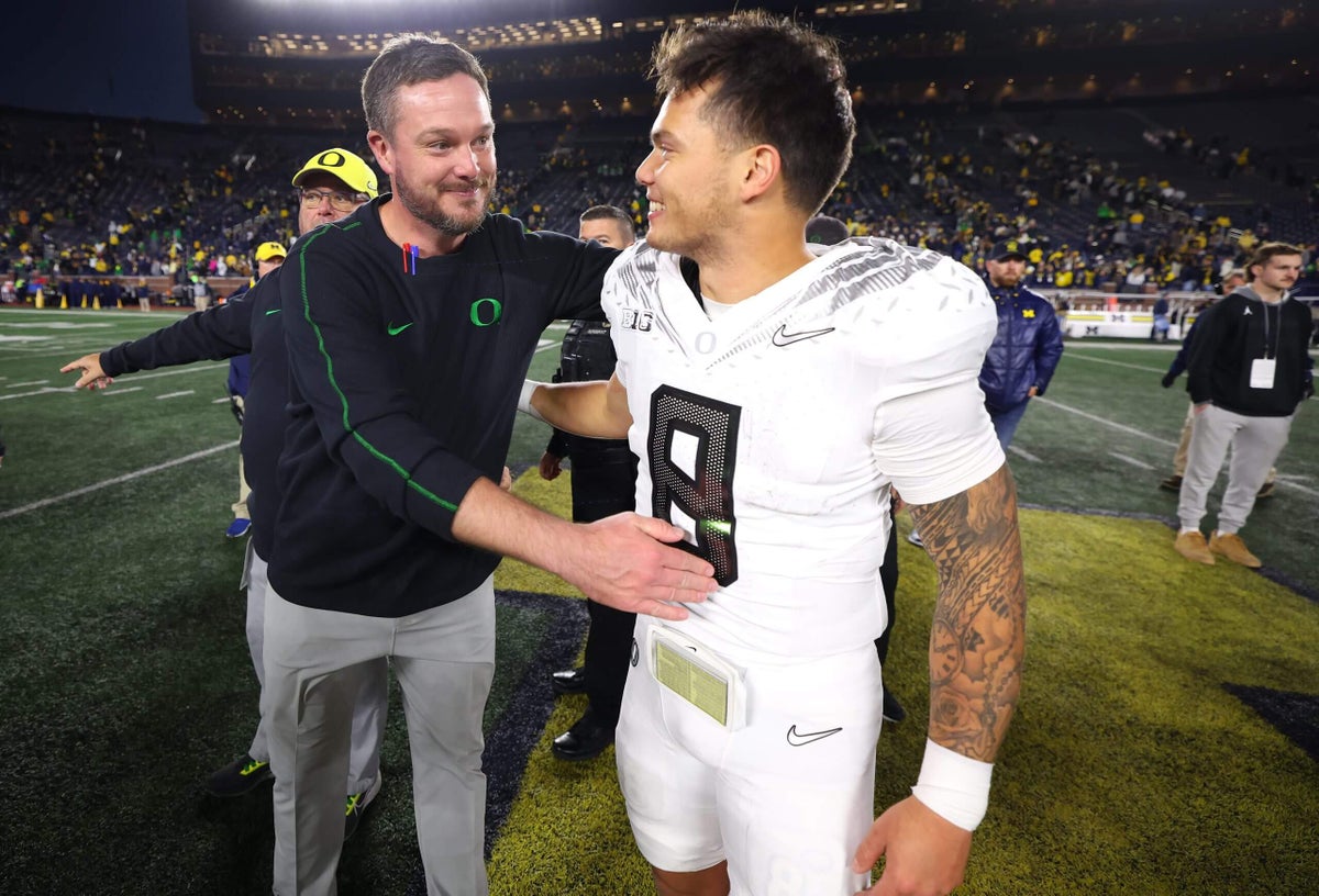 Featured image for Oregon Ducks Cement Top Spot with Dominant Win Over Michigan