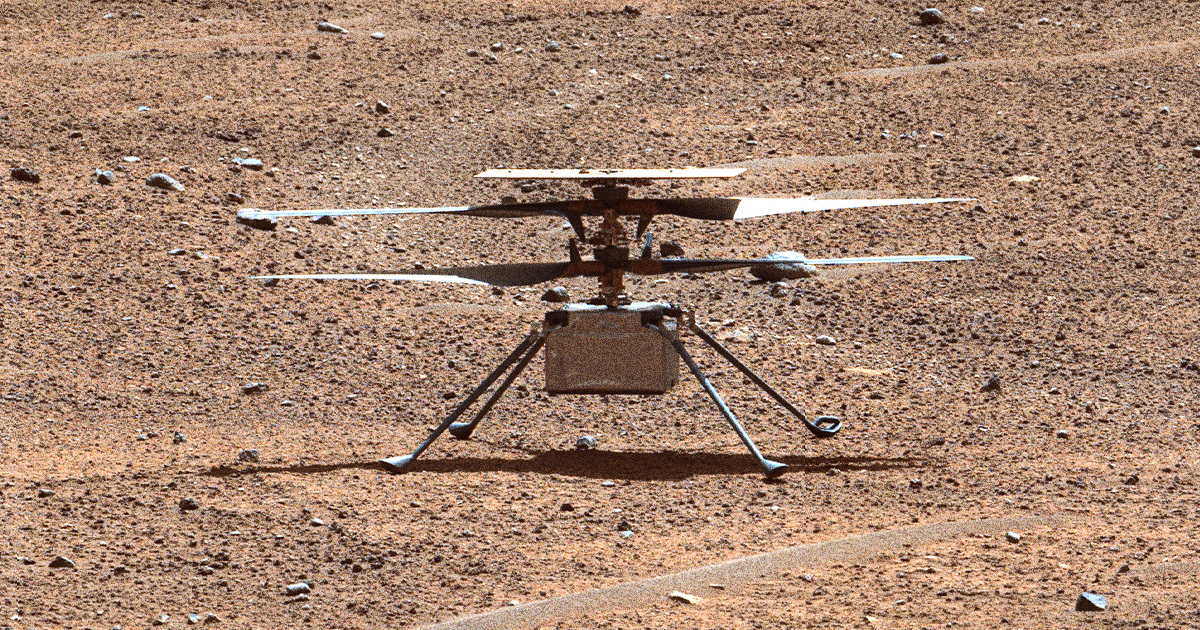 "Resilient Mars Helicopter Overcomes Emergency Landing, Captures Stunning Buddy Photo"