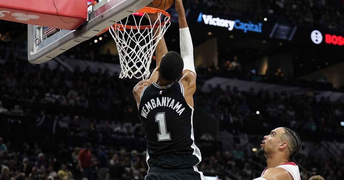 Featured image for "Spurs' Thrilling Comeback Victory Over Rockets Showcases Highlight-Reel Plays"