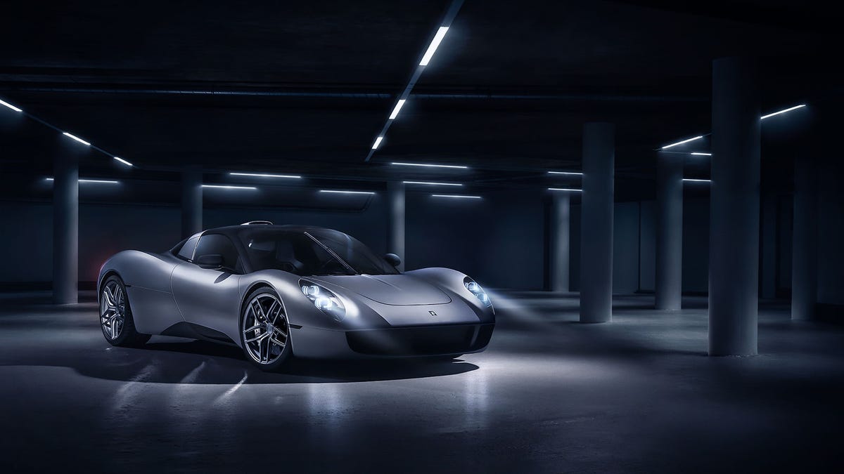Featured image for Gordon Murray Unleashes Roofless V12 T.33 Spider Supercar.