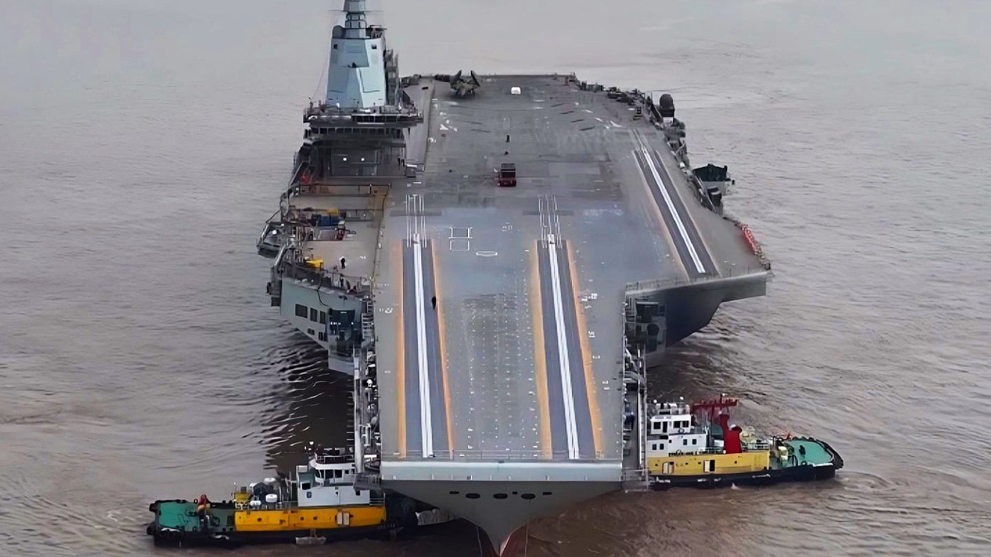 Featured image for "China's Next-Gen Aircraft Carrier Approaches Sea Trials, Fuels Speculation"