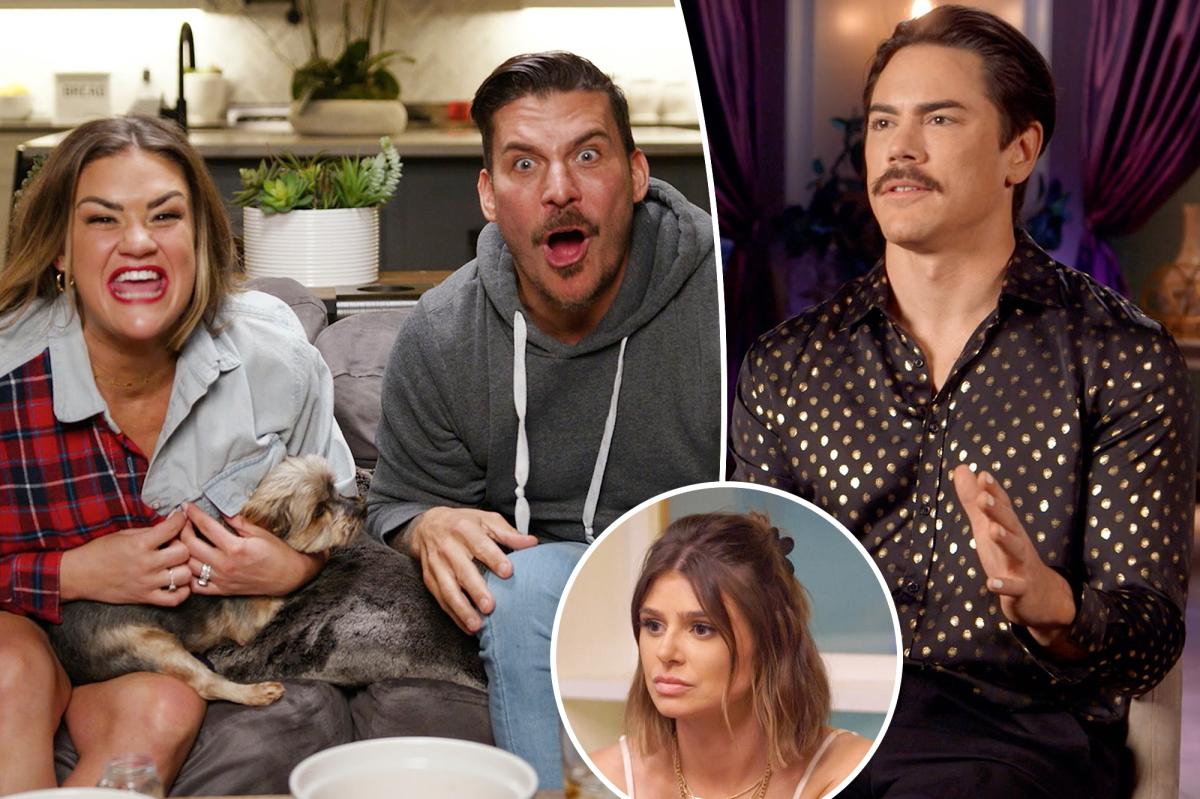Jax and Brittany accuse Tom Sandoval of lying about Raquel Leviss.