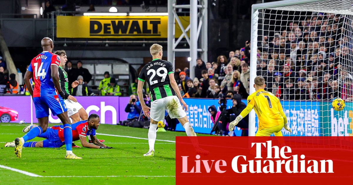 "Crystal Palace vs Brighton: Premier League Clash - Team News, Odds, and Live Updates"