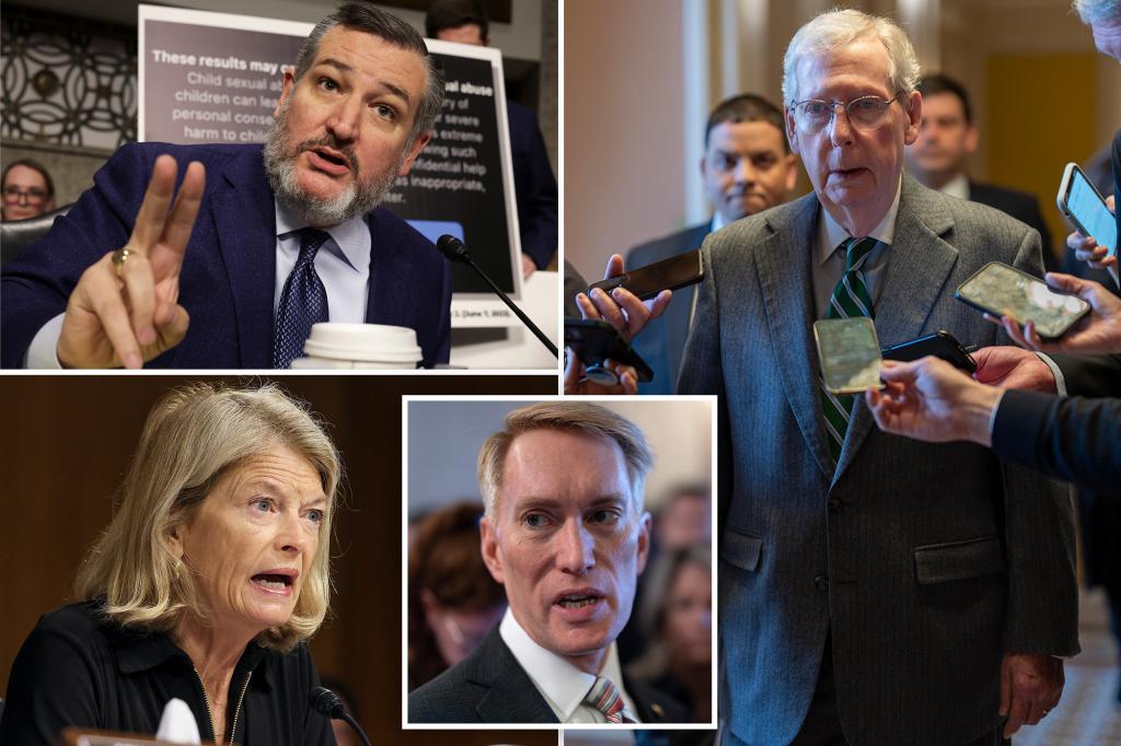 "Senate Republicans Divided Over Bipartisan Border Deal Amid Trump's Influence"