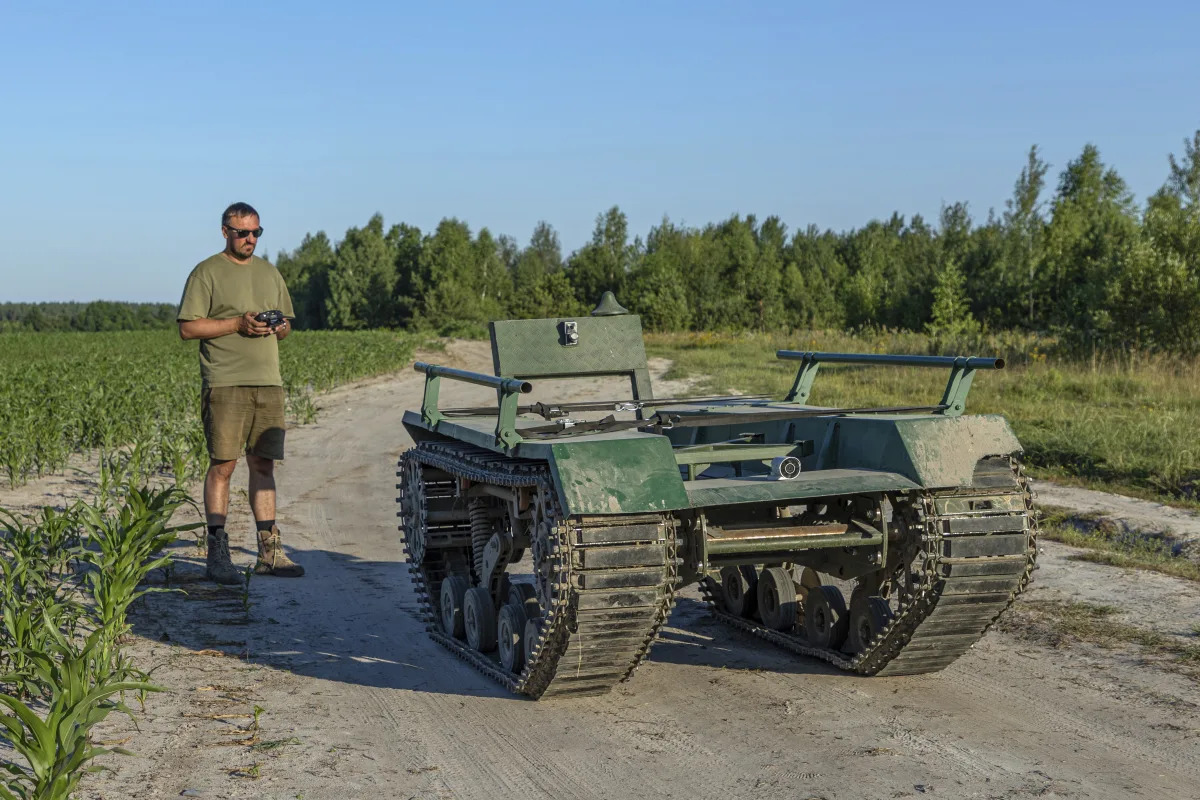 Featured image for "Ukrainian Startups Innovate Low-Cost Battle Robots Against Russia"