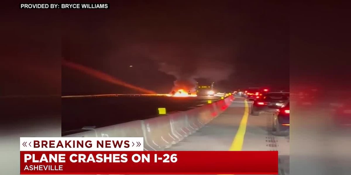 Featured image for Plane Crash on I-26 Near Asheville Sparks Emergency Response